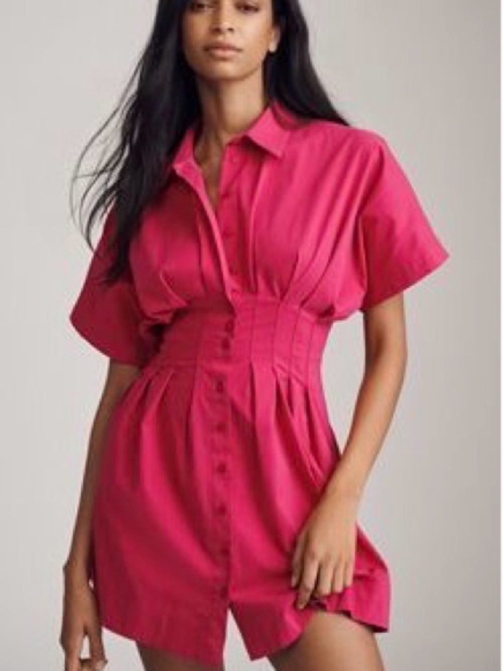 Tobie Mini Shirt Dress by Exquise from Anthropologie- Size Small